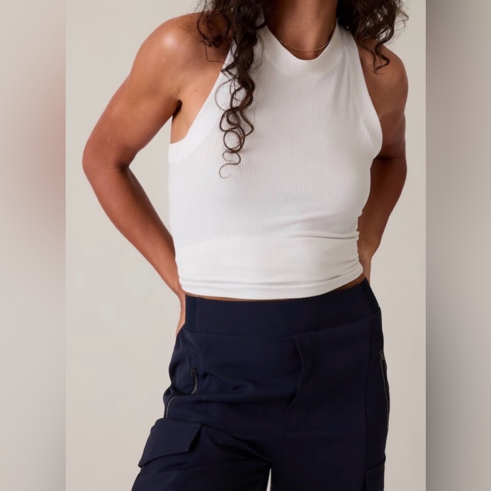 Athleta Magenta Racerback Ribbed Tank - Picture 5 of 5